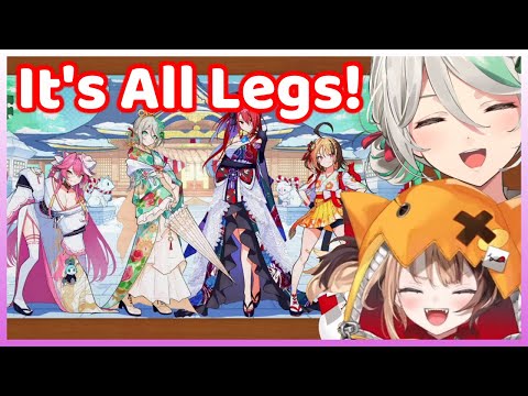 Gigi and Cece Realize that Justice Members are 90% Legs... (Hololive)