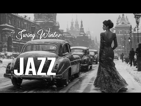 Swing Winter Jazz 🎷 Classic Cars & Snowy Streets of 1930s London | Vintage Big Band Melodies