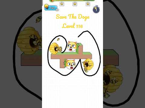 Save The Doge Level 116 3 Stars Guide. #shorts #savethedoge #shortvideo #walkthrough #gameplay