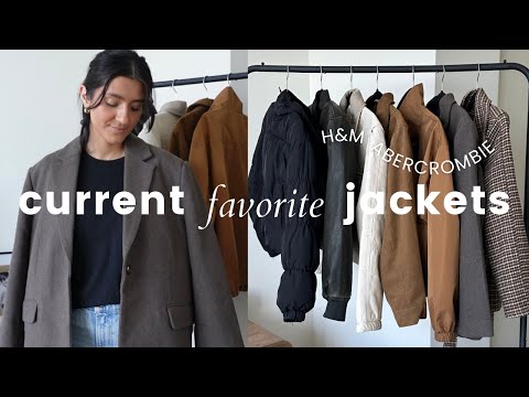 7 of my *FAVORITE* jackets right now!! H&M, Abercrombie, ThirtyYears; winter style | STEPHANIEIVETTE