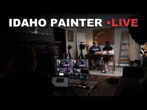 Professional painting tips LIVE, Ask The Painter with The Idaho Painter.