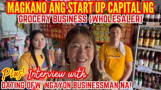 MAGKANO ANG START UP CAPITAL NG GROCERY BUSINESS (WHOLESALER) | MANAGER BIYO VLOGS