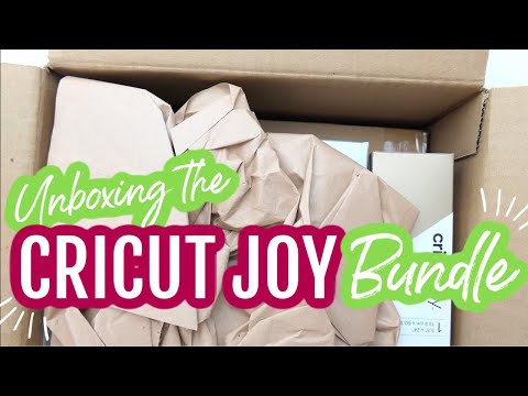 Unboxing the Cricut Joy Bundle