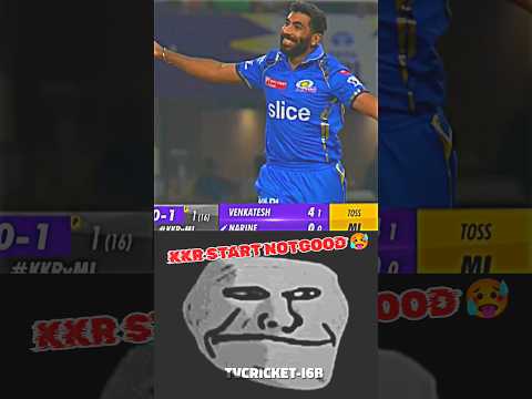 60Th Match Ipl 2024 || Mi Vs Kkr || Ipl Highlights ||#ipl2024 #mivskkr #cricket #shorts