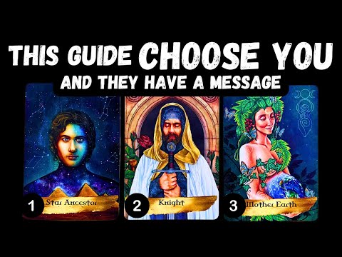 This guide choose you & they have a message! 💙🕯️ tarot reading