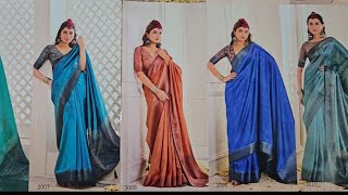 #New catalogue | fancy silk fabric | garlish sarees| soft silk fabric price=1780 contact=9694998383