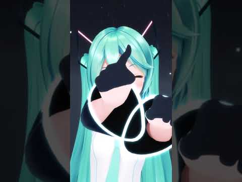 【MMD/YYB式 初音ミク】ビビデバ  #shorts #short #mmd #miku