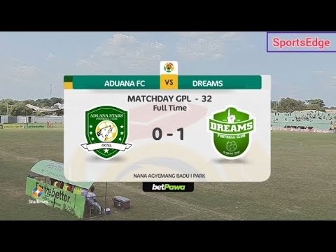 Highlights: Aduana Stars 0  - 1 Dreams FC...four points between Medeama and Aduana...