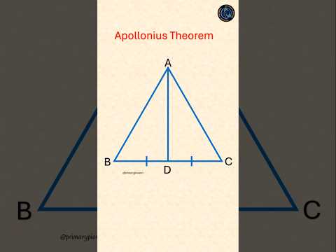 Apollonious Theorem #shorts #ytshorts #viralvideo #trending #short #ssc #ytshortsindia #ytshort