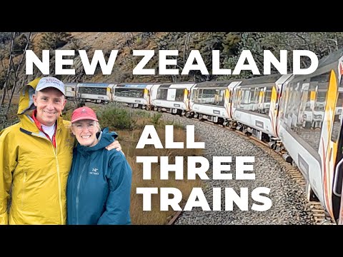 How to Travel NEW ZEALAND BY RAIL | Retirement Travelers Train Journeys