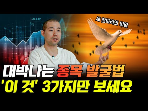 대박나는 저평가 성장주 발굴법 딱 3개만 보세요(종목발굴법, 종목발굴팁)