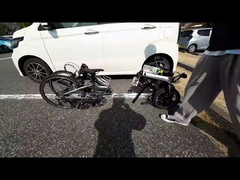 【生Vlog】ロールカーテン購入│ニトリダイニングでランチ│DAHON K3でサイクリング│スシロー