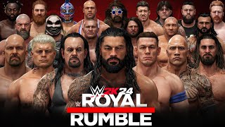 WWE 2K24 - 30 Man Royal Rumble Match! (PS5)