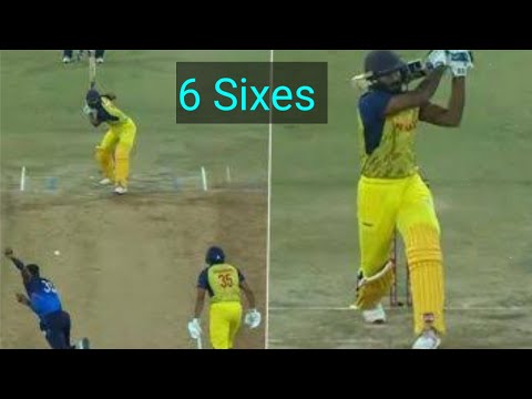 CSK Vijay Shankar Hits 6 Sixes in 6 balls of  Hardik Pandya IPL 2025 ?