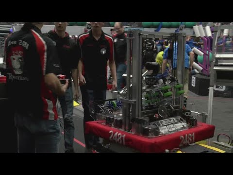 Students design, build and compete for the Arkansas Regional Robotics Tournament