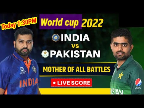 Indian Vs Pakistan T20 World Cup Live  Today Match Live