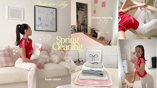 SPRING CLEANING🍓 Productive, organizing, decluttering, & LALAHOME Real Fountain!