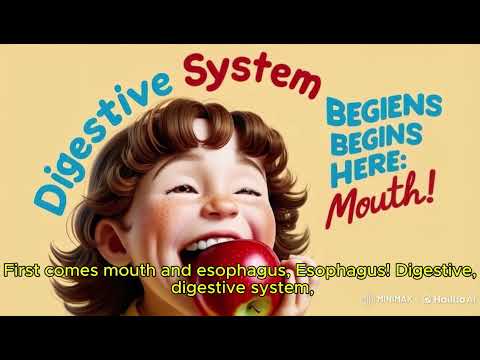 "Digestive System Rhyme: A Journey Through Your Tummy" @muslimrhymes