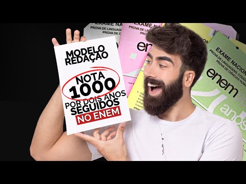 MEU MODELO DE REDAÇÃO NOTA MIL NO ENEM POR DOIS ANOS SEGUIDOS