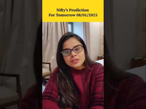 Nifty's Prediction For Tomorrow 08/01/2025 #NiftyPrediction #StockMarketTips #NiftyAnalysis #shorts