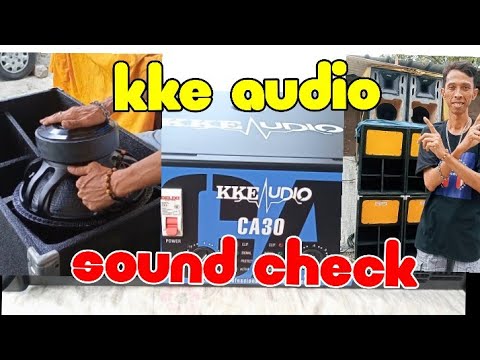 KKE CA30 power amp testing by wabco speaker 1,000w