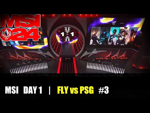 FLY vs PSG G3| DAY 1 | MSI 2024 LOL復盤 #lol #全華班 #psg #pcs