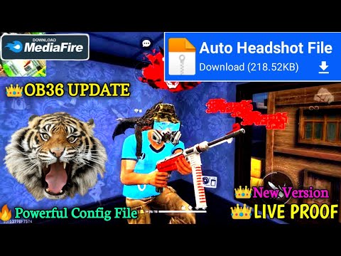 Free fire Auto Headshot Config File🎯🌠After Ob36 Update Aimbot + No Recoil File‼️Antiban VIP Script👽