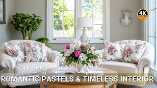 Shabby Chic Cottage Meets French Elegance: Romantic Pastels & Timeless Interior Decor Style Ideas