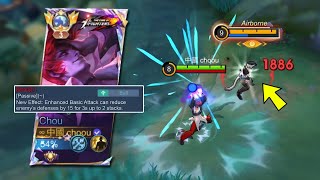 CHOU EXP LANE IS BACK!! CHOU REVAMPED IS FINALLY HERE!! - Mobile Legends