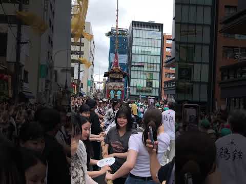 鶏鉾　曳き初め　祇園祭　2024年7月12日