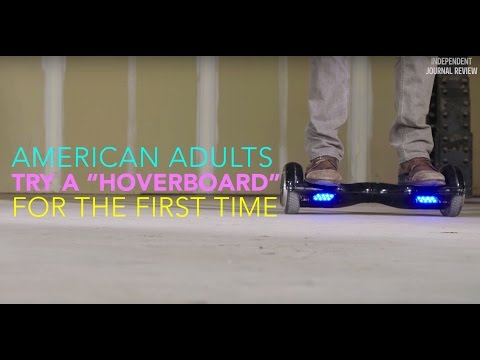 American Adults Try a Hoverboard for the First Time