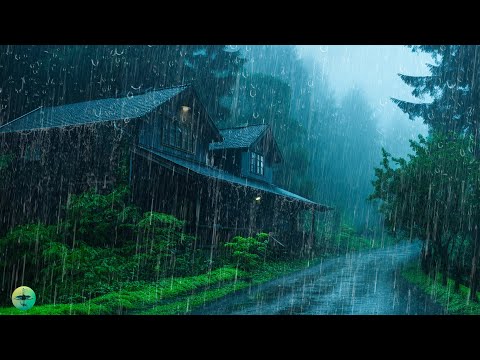 Perfect Rain Sounds for Sleeping and Relaxing Tonight 💤 Heavy Rain & Thunder Sounds to Deep Sleep.