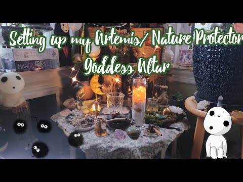 Setting Up My Artemis Huntress Altar