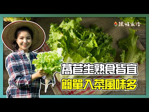 萵苣生熟食皆宜　簡單入菜風味多｜蔬福生活