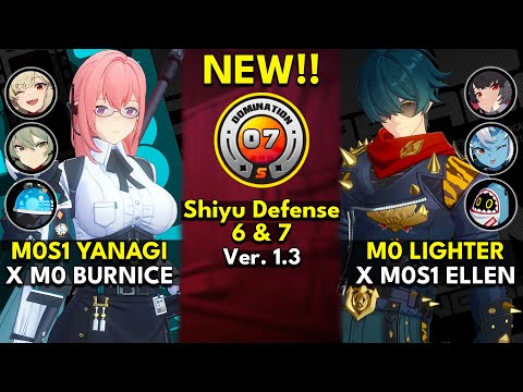 NEW Shiyu Defense 1.3 Floor 6 & 7 (S Rank) M0S1 Yanagi & M0 Lighter & more.. | Zenless Zone Zero 1.3