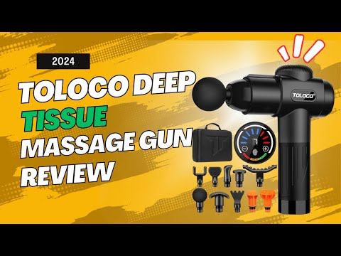 TOLOCO Deep Tissue Massage Gun Review | Best Massage Gun for Pain Relief & Athletes 2024