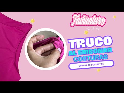 Truco al embonar una prenda/ uniones de costura / tips de costura /Hack sew