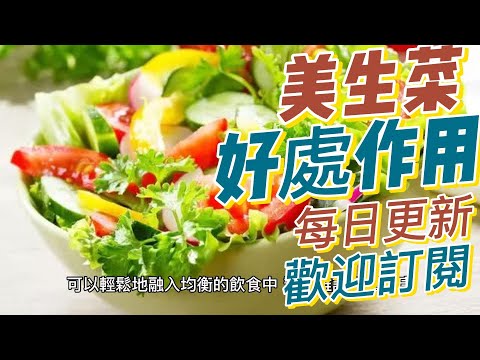 EP 184 美生菜（Romaine Lettuce）的好處與作用 促進消化 促進心血管健康 支持眼