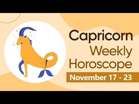 Capricorn Weekly Horoscope: November 17 to 23, 2024