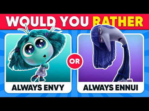 Would You Rather INSIDE OUT 2 😁😭😱🤢😡 Inside Out 2 Movie Quiz | Daily Quiz