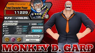 MONKEY D. GARP GAMEPLAY | ONE PIECE BOUNTY RUSH | OPBR