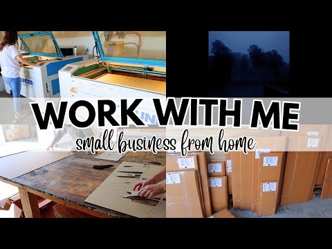 Work With Me On Etsy Orders |  Hurricane, Fulfilling Orders, Behind The Scenes WFH