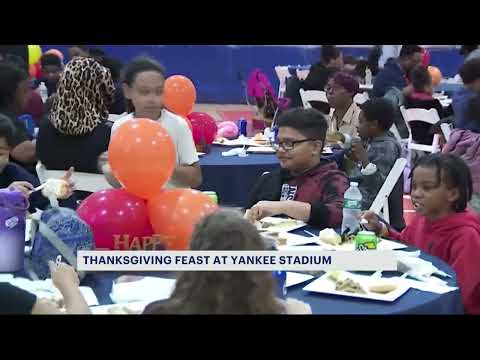 SCAN-Harbor and the New York Yankees host feast for hundreds of families!