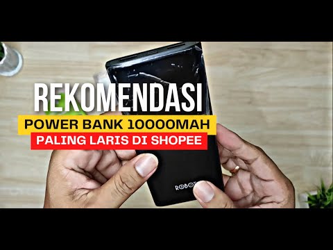 Rekomendasi Power Bank 10000mah Paling Laris Di Shopee | Powerbank Robot Rt190s