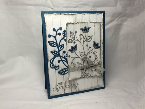 Craft With Me: Flourishing Phrases - Wood Background Techinique