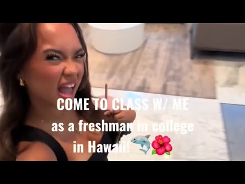 DIML as a college student in Hawaii🌺🦈