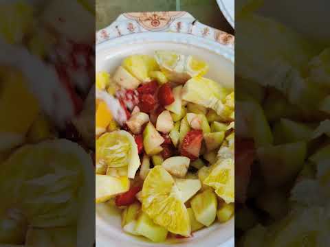 let's make fruit Chaat ❣️ #soyummy #asmrcooking