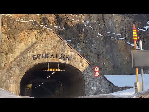 🇳🇴Spiralen turnel In Drammen - Norway🇳🇴Oslo| Winter time🌨