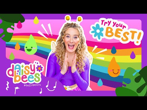 Fun Preschool song to get your toddler to try their best!