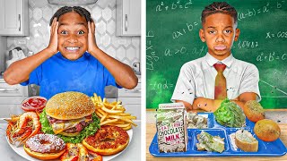 HOME VS SCHOOL FOOD CHALLENGE